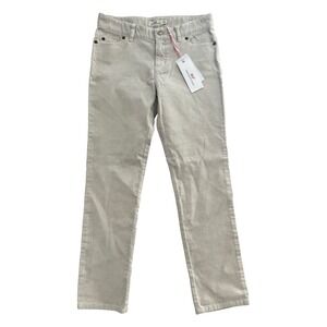Vineyard Vines 5 Pocket Corduroy‎ Pants Sand Beige Girls Size 12 NWT